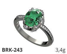 BRK-243-1 White_Emerald-Diamond.jpg139.jpg